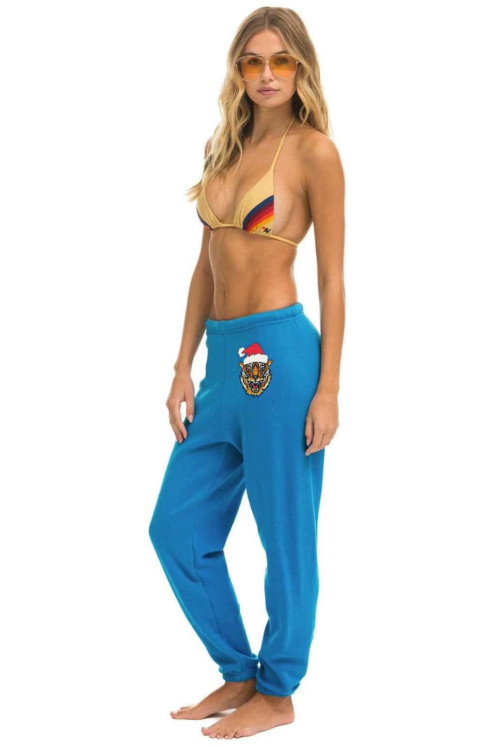 Classic SANTA TIGER SWEATPANTS - COBALT