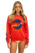 Classic AVIATOR NATION VENICE SWEATSHIRT - RED