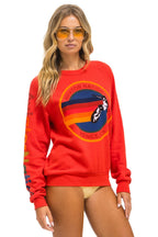 Classic AVIATOR NATION VENICE SWEATSHIRT - RED