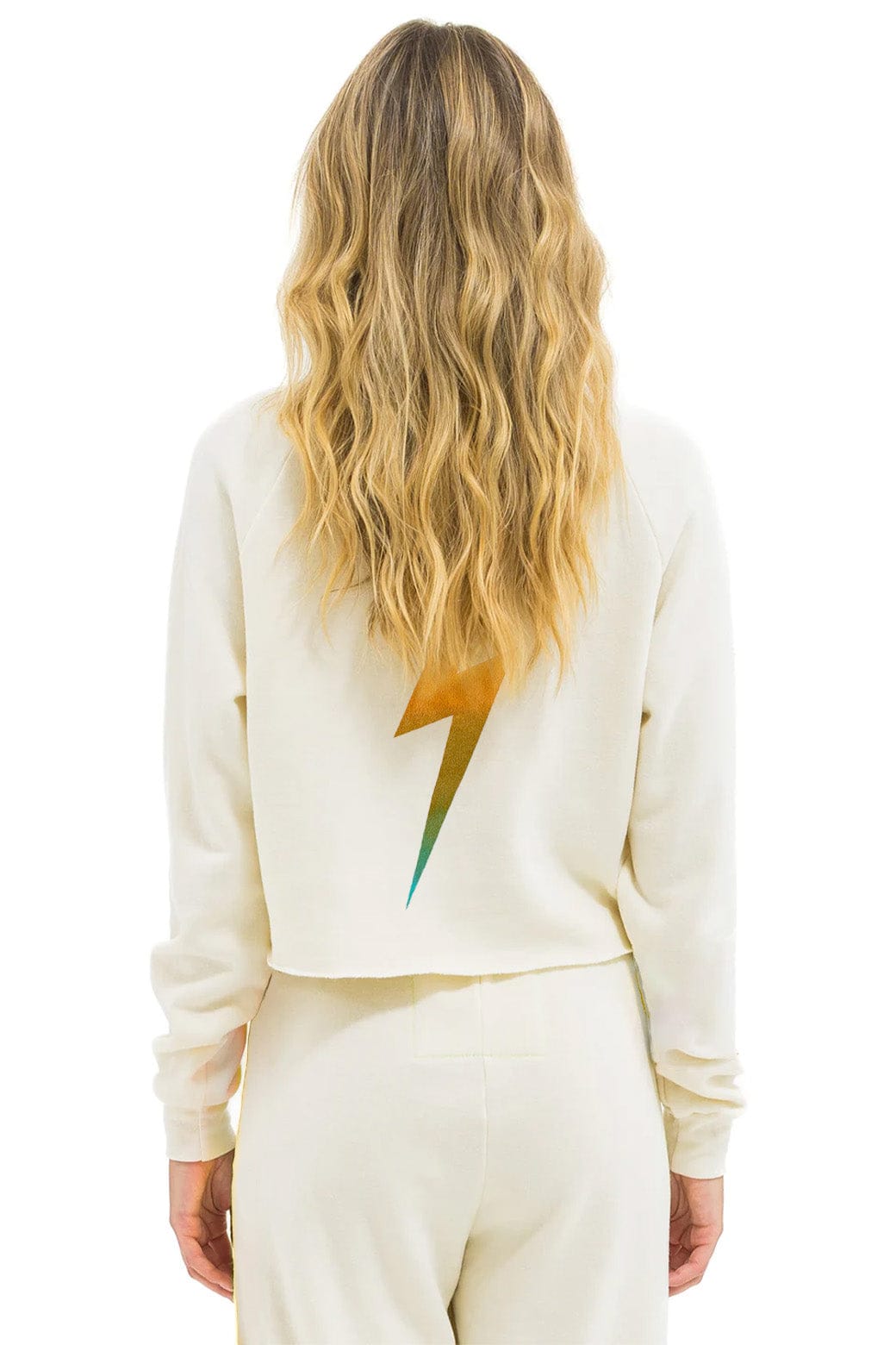 Classic BOURBON AND BEYOND 2025 CROPPED CREW SWEATSHIRT RELAXED - VINTAGE WHITE