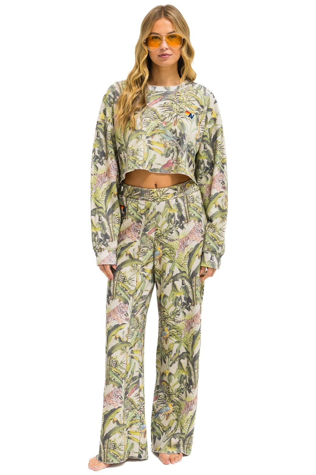 Classic JUNGLE WIDE LEG POCKET SWEATPANTS - SAND