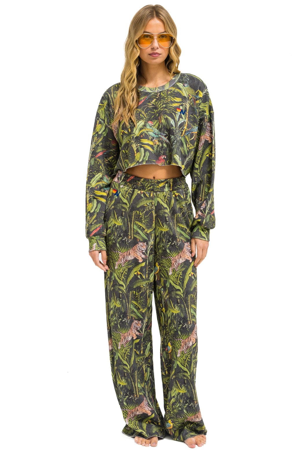 Classic JUNGLE WIDE LEG POCKET SWEATPANTS - VINTAGE CHARCOAL