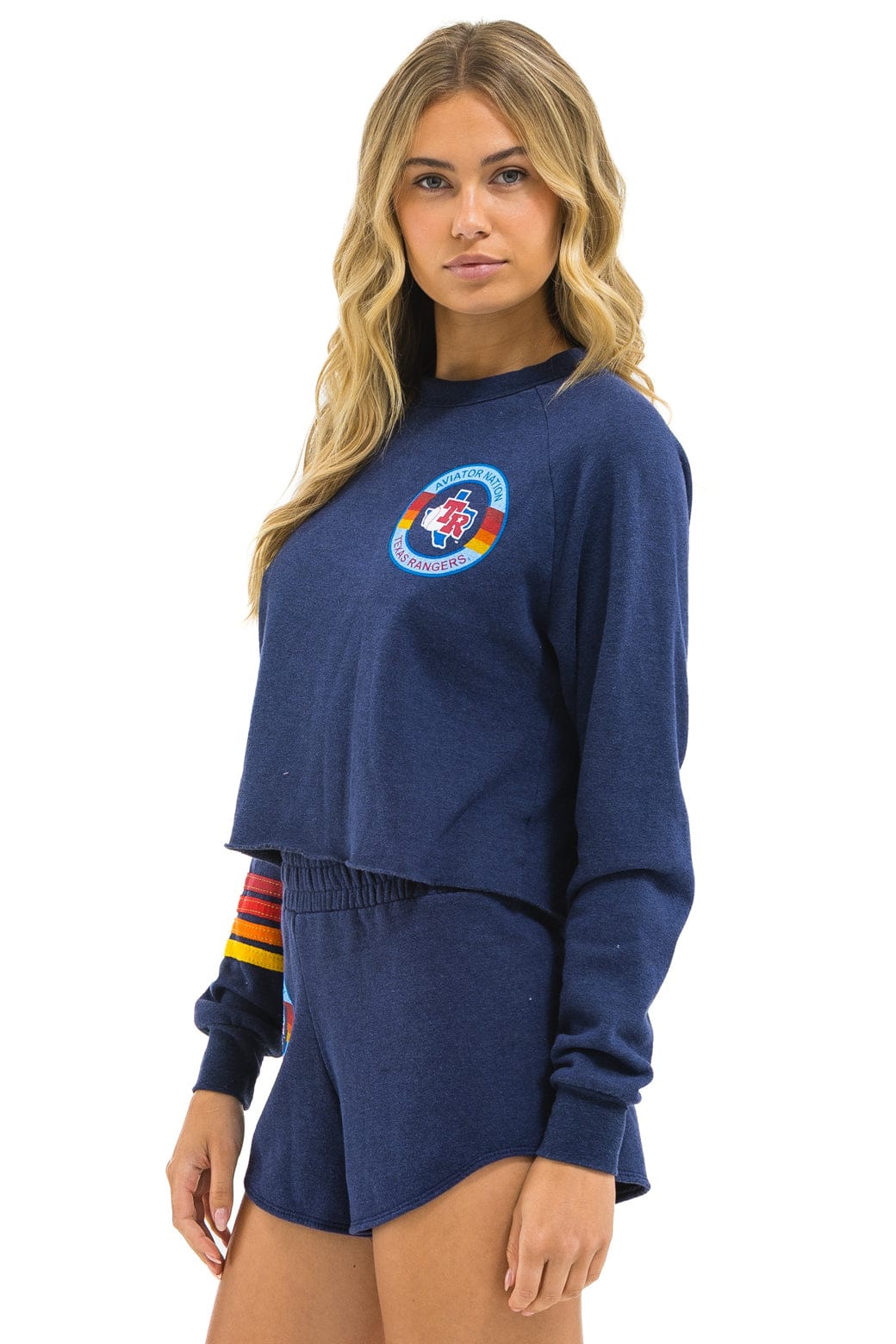 Classic TEXAS RANGERS WOMENS LOUNGER SHORT - NAVY