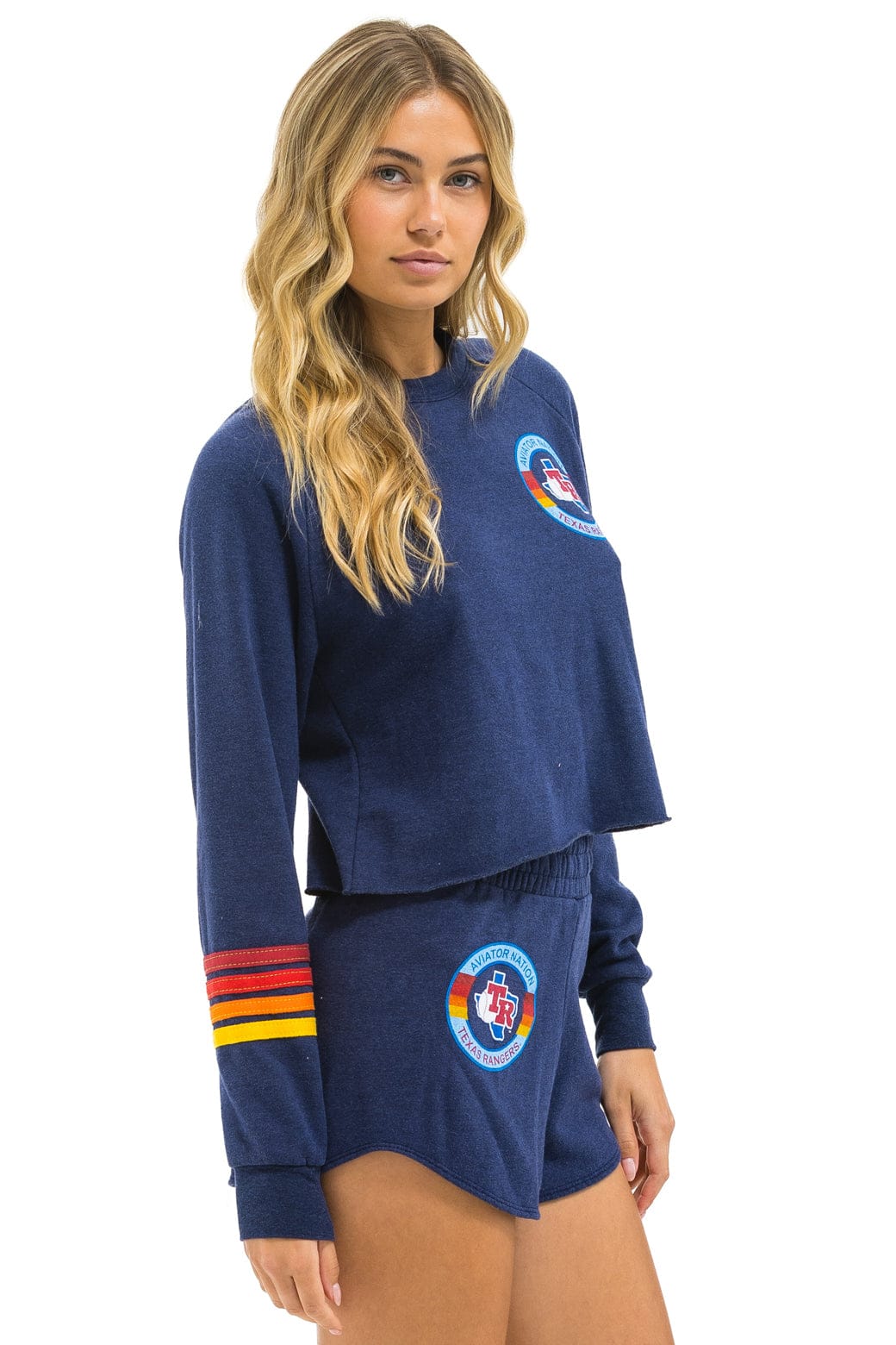 Classic TEXAS RANGERS WOMENS LOUNGER SHORT - NAVY