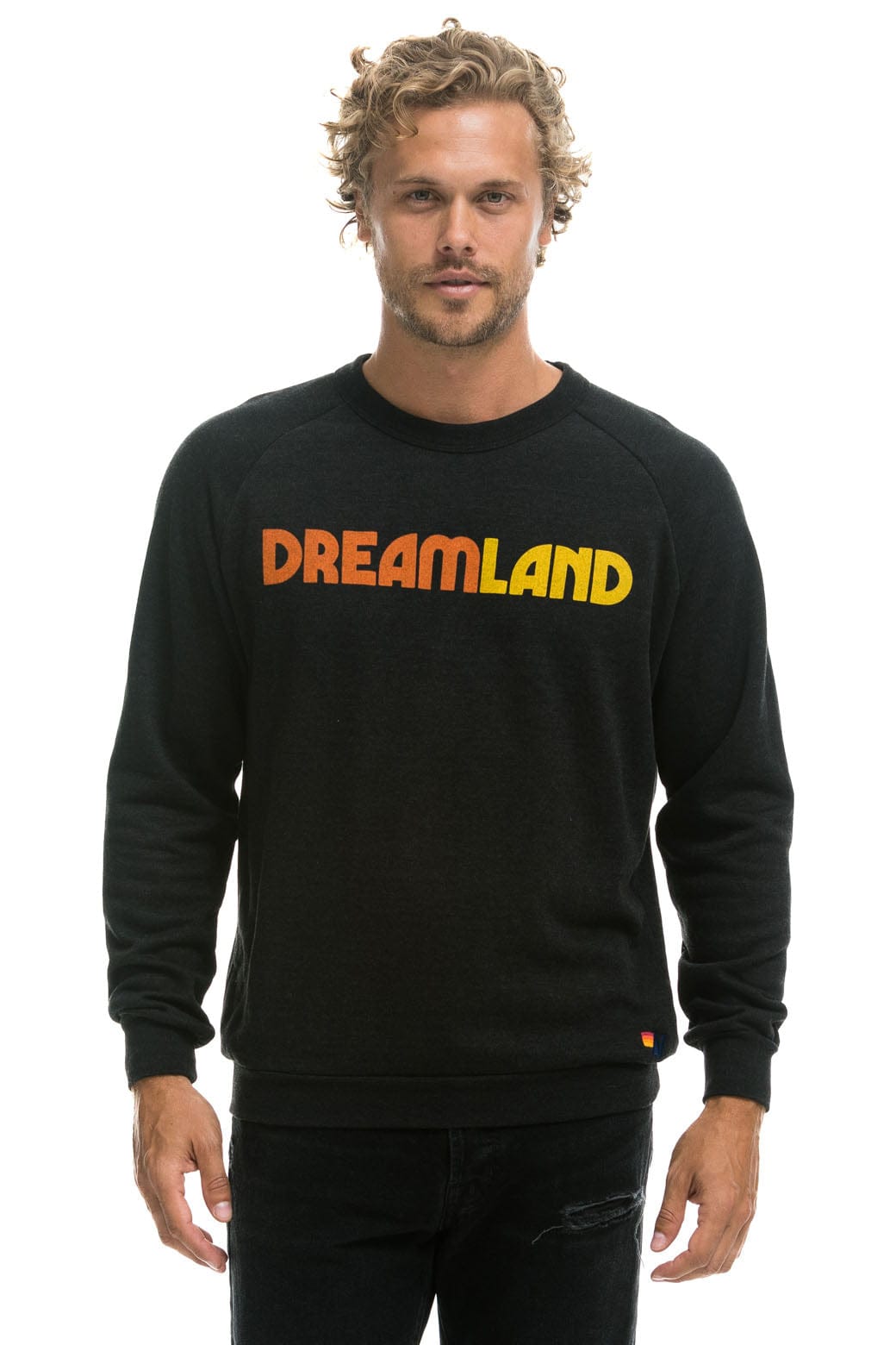 Classic DREAMLAND LOGO CREW SWEATSHIRT - BLACK