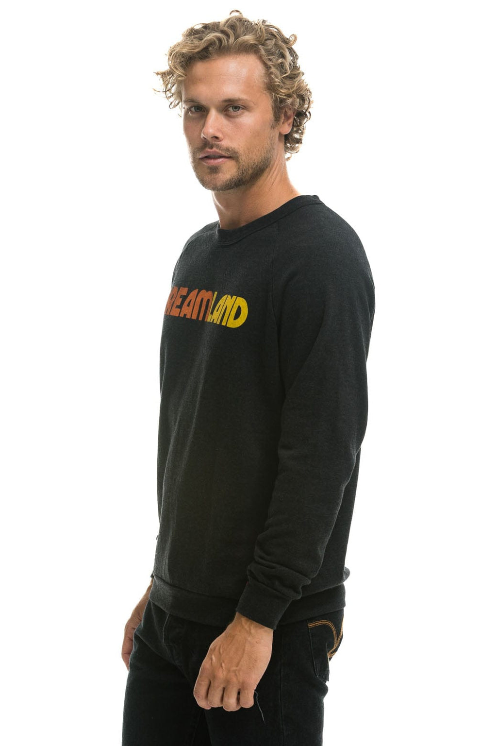 Classic DREAMLAND LOGO CREW SWEATSHIRT - BLACK