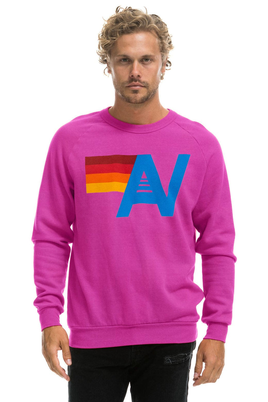 Classic LOGO SWEATSHIRT - MAGENTA
