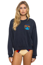 Classic ALL SEASONS CIRCLE RELAXED CREW SWEATSHIRT - CHARCOAL