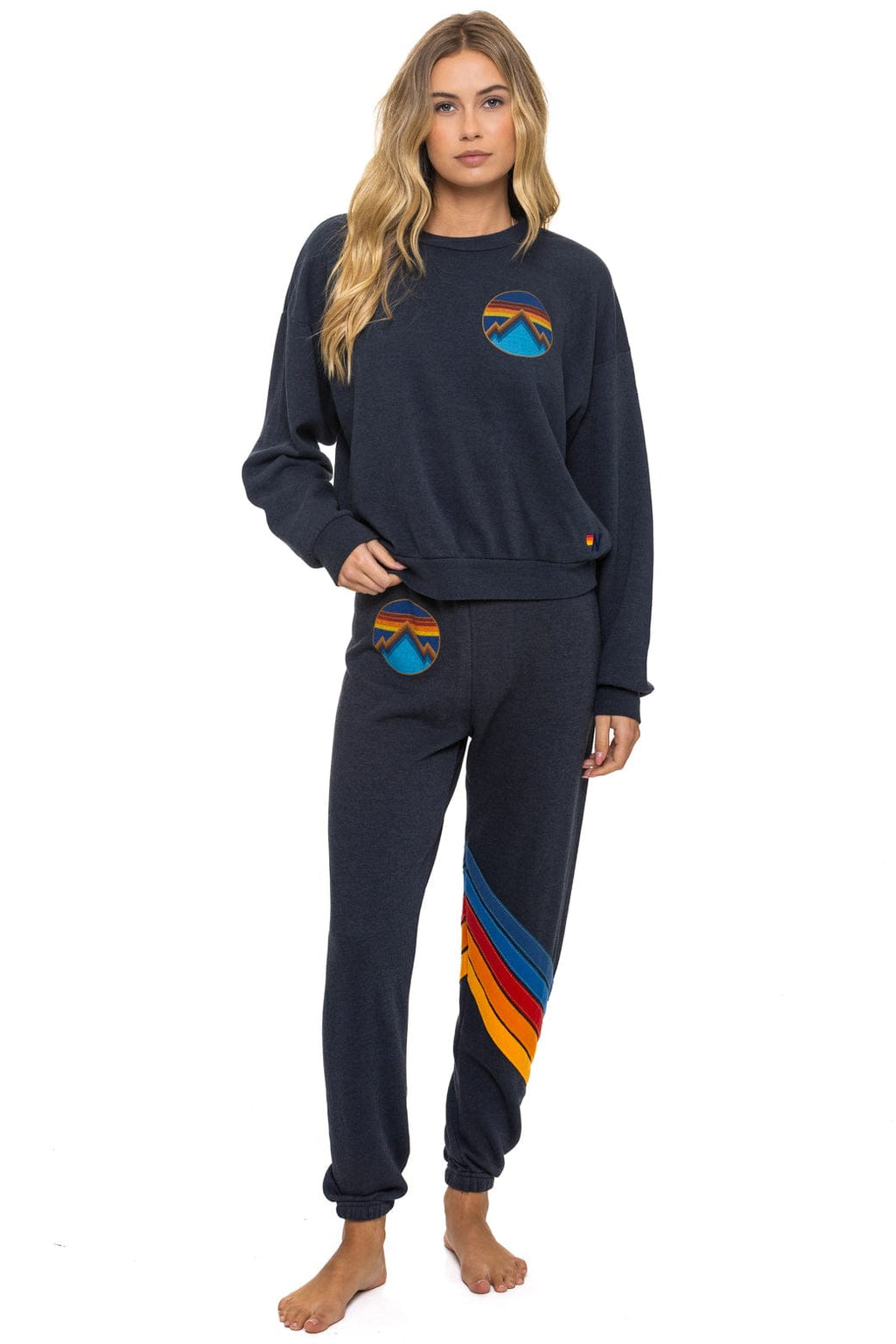Classic ALL SEASONS CIRCLE RELAXED CREW SWEATSHIRT - CHARCOAL