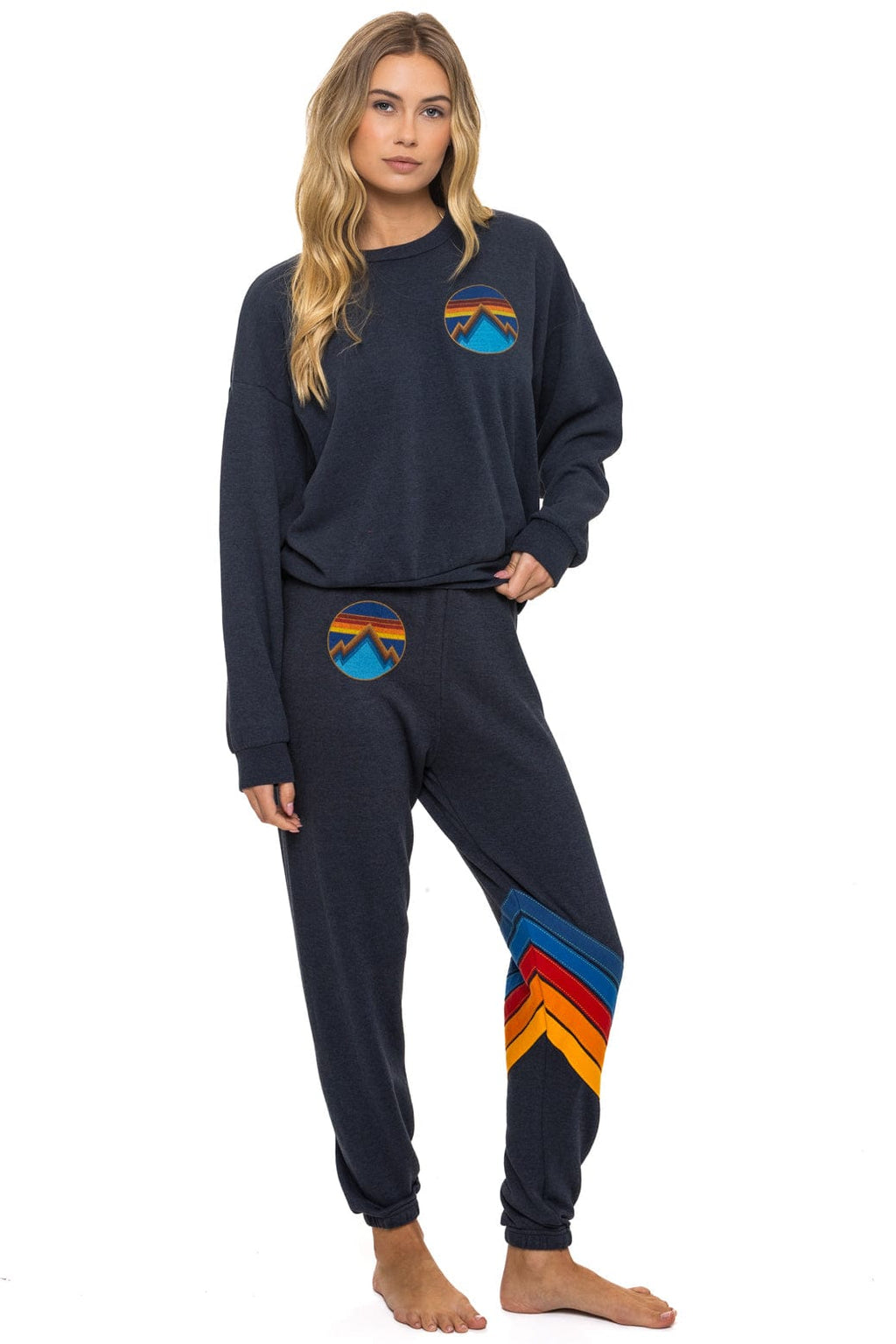 Classic ALL SEASONS CIRCLE RELAXED CREW SWEATSHIRT - CHARCOAL