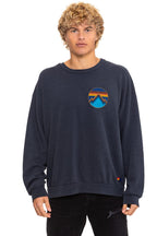 Classic ALL SEASONS CIRCLE RELAXED CREW SWEATSHIRT - CHARCOAL