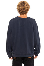Classic ALL SEASONS CIRCLE RELAXED CREW SWEATSHIRT - CHARCOAL
