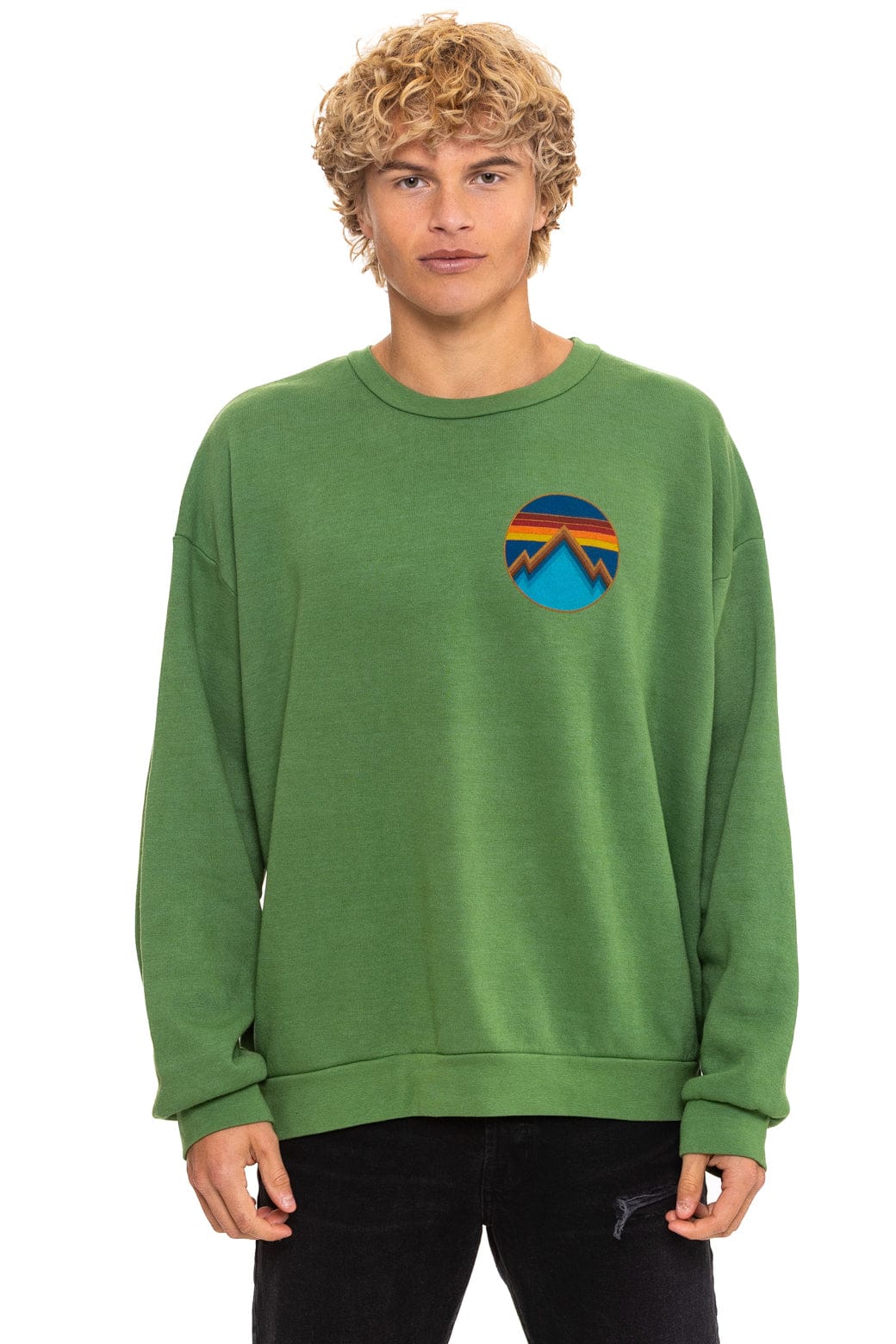 Classic ALL SEASONS CIRCLE RELAXED CREW SWEATSHIRT - PALM