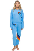 Classic ALL SEASONS CIRCLE RELAXED CREW SWEATSHIRT - SKY