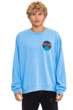 Classic ALL SEASONS CIRCLE RELAXED CREW SWEATSHIRT - SKY