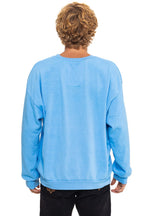 Classic ALL SEASONS CIRCLE RELAXED CREW SWEATSHIRT - SKY