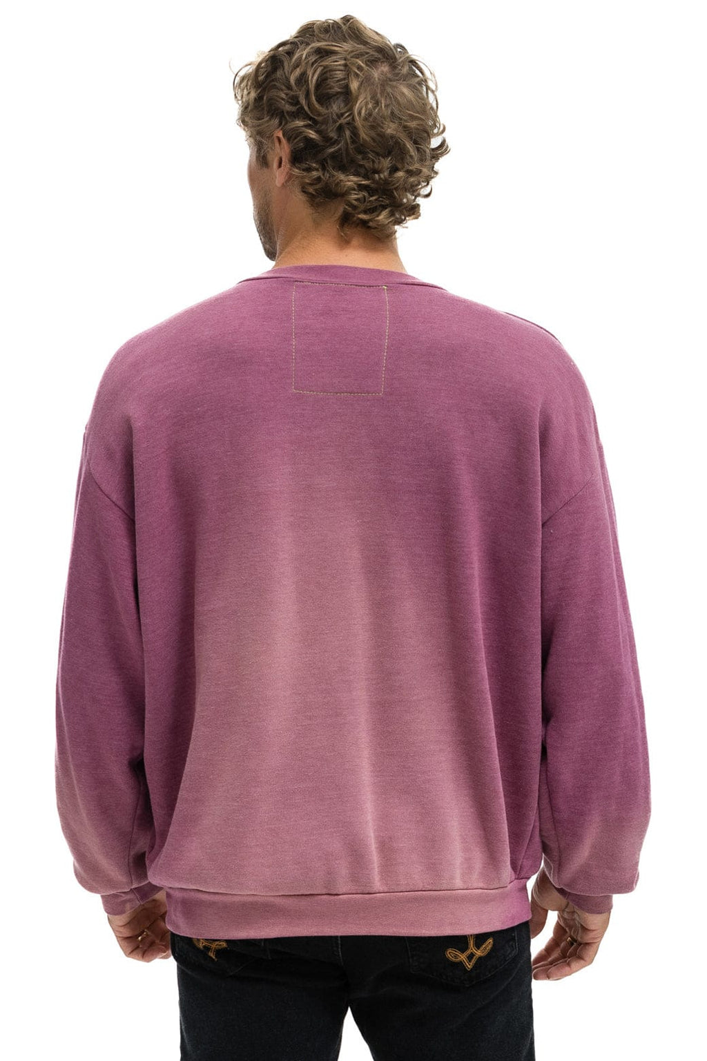 Classic SURF RACER RELAXED CREW SWEATSHIRT - FADED BERRY