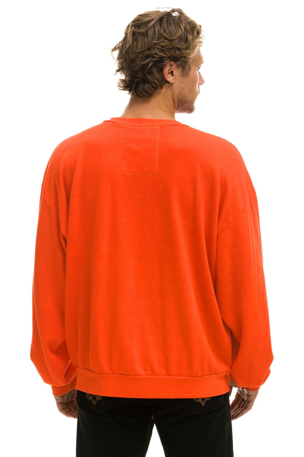 Classic HOUSTON ASTROS 2026 RELAXED CREW SWEATSHIRT - ORANGE