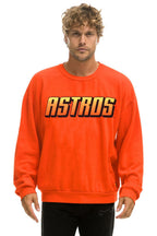 Classic HOUSTON ASTROS 2026 RELAXED CREW SWEATSHIRT - ORANGE