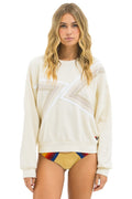 Classic BLAZE RELAXED CREW SWEATSHIRT - VINTAGE WHITE VINTAGE WHITE