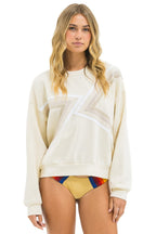 Classic BLAZE RELAXED CREW SWEATSHIRT - VINTAGE WHITE VINTAGE WHITE