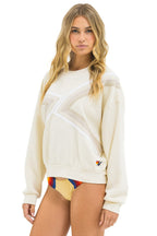 Classic BLAZE RELAXED CREW SWEATSHIRT - VINTAGE WHITE VINTAGE WHITE