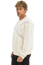 Classic BLAZE RELAXED CREW SWEATSHIRT - VINTAGE WHITE VINTAGE WHITE