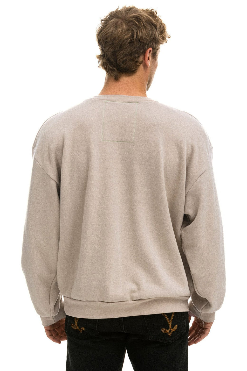 Classic BOLT RELAXED CREW SWEATSHIRT - SAND MOCHA