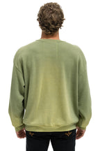Classic BOLT STITCH 2 RELAXED CREW SWEATSHIRT - FADED ARMY