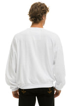 Classic LOS ANGELES DODGERS 2026 RELAXED CREW SWEATSHIRT - WHITE