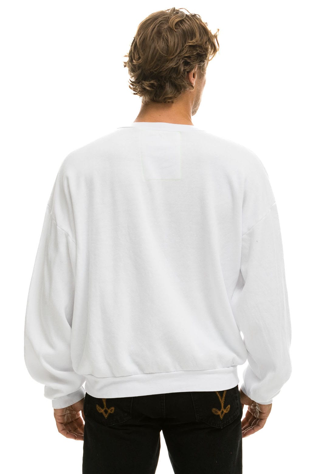 Classic LOS ANGELES DODGERS 2026 RELAXED CREW SWEATSHIRT - WHITE