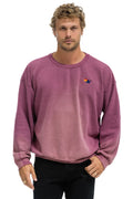Classic ESSENTIAL RELAXED CREW SWEATSHIRT - FADED BERRY