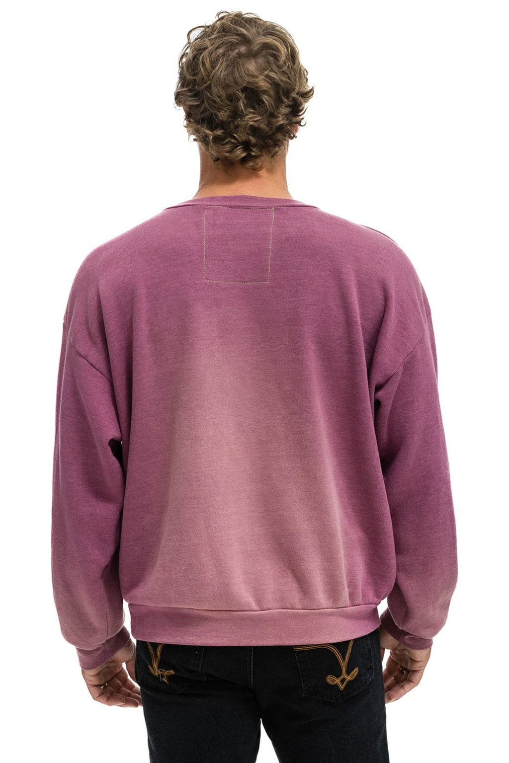 Classic ESSENTIAL RELAXED CREW SWEATSHIRT - FADED BERRY