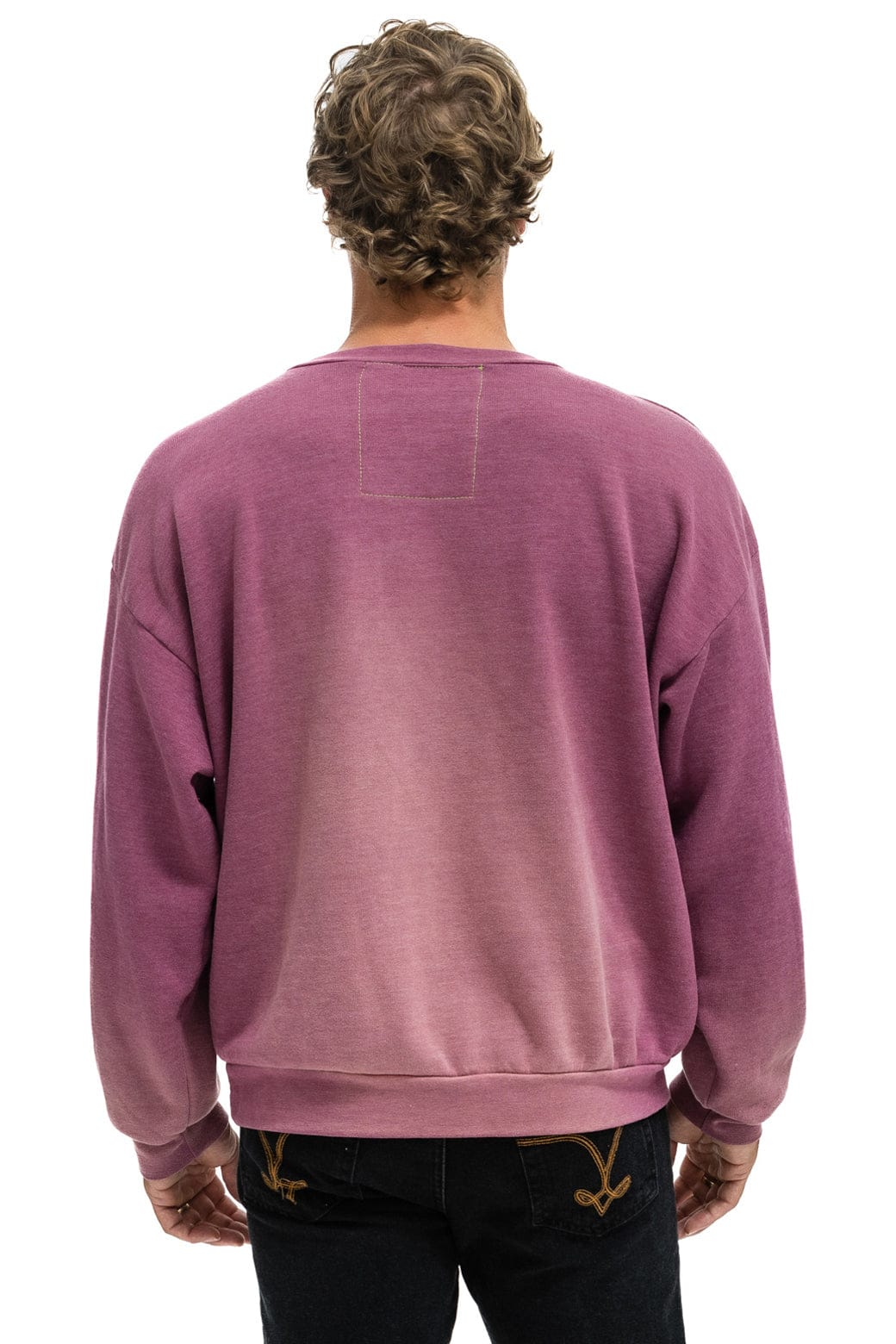 Classic ESSENTIAL RELAXED CREW SWEATSHIRT - FADED BERRY