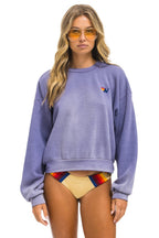 Classic ESSENTIAL RELAXED CREW SWEATSHIRT - FADED GRAPE