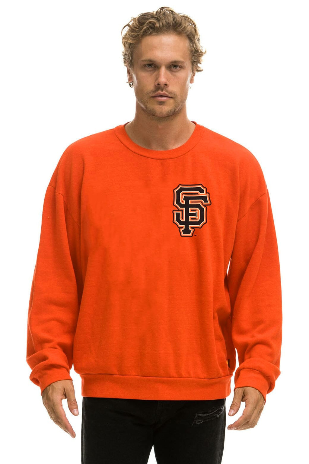 Classic SAN FRANCISCO GIANTS 2026 RELAXED CREW SWEATSHIRT - ORANGE