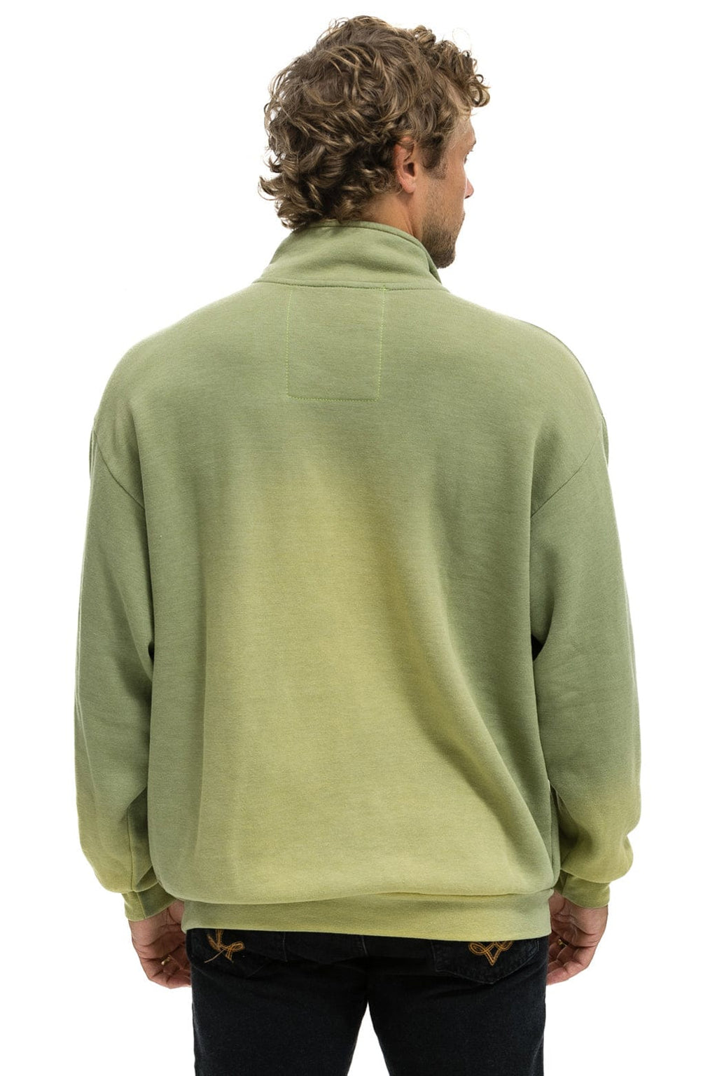 Classic ESSENTIAL HALF ZIP RELAXED SWEATSHIRT - FADED ARMY