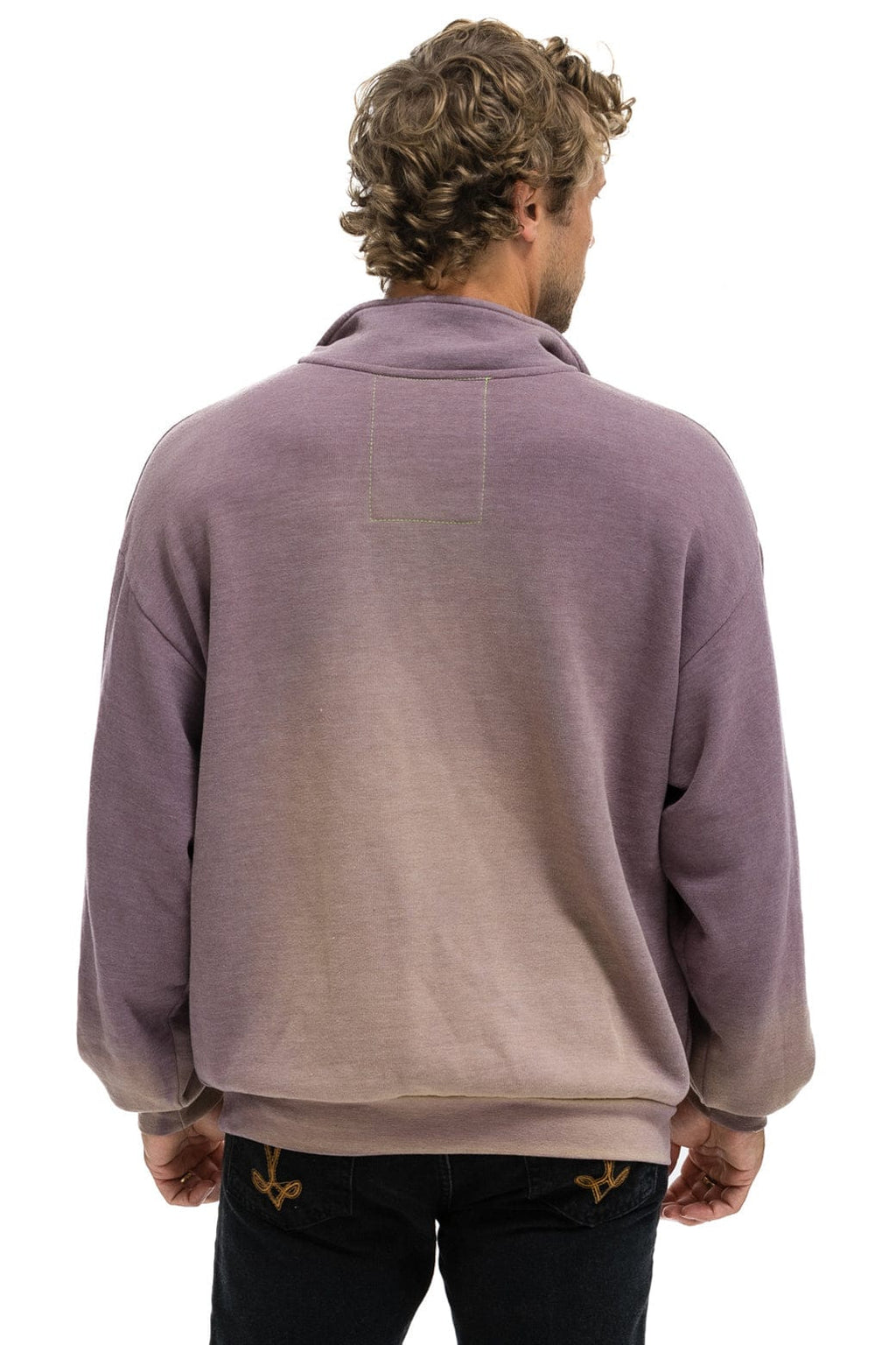 Classic ESSENTIAL HALF ZIP RELAXED SWEATSHIRT - FADED MOCHA