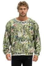Classic JUNGLE RELAXED CREW SWEATSHIRT - SAND