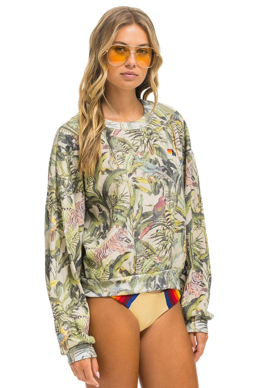 Classic JUNGLE RELAXED CREW SWEATSHIRT - SAND