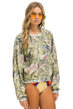 Classic JUNGLE RELAXED CREW SWEATSHIRT - SAND