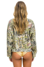 Classic JUNGLE RELAXED CREW SWEATSHIRT - SAND