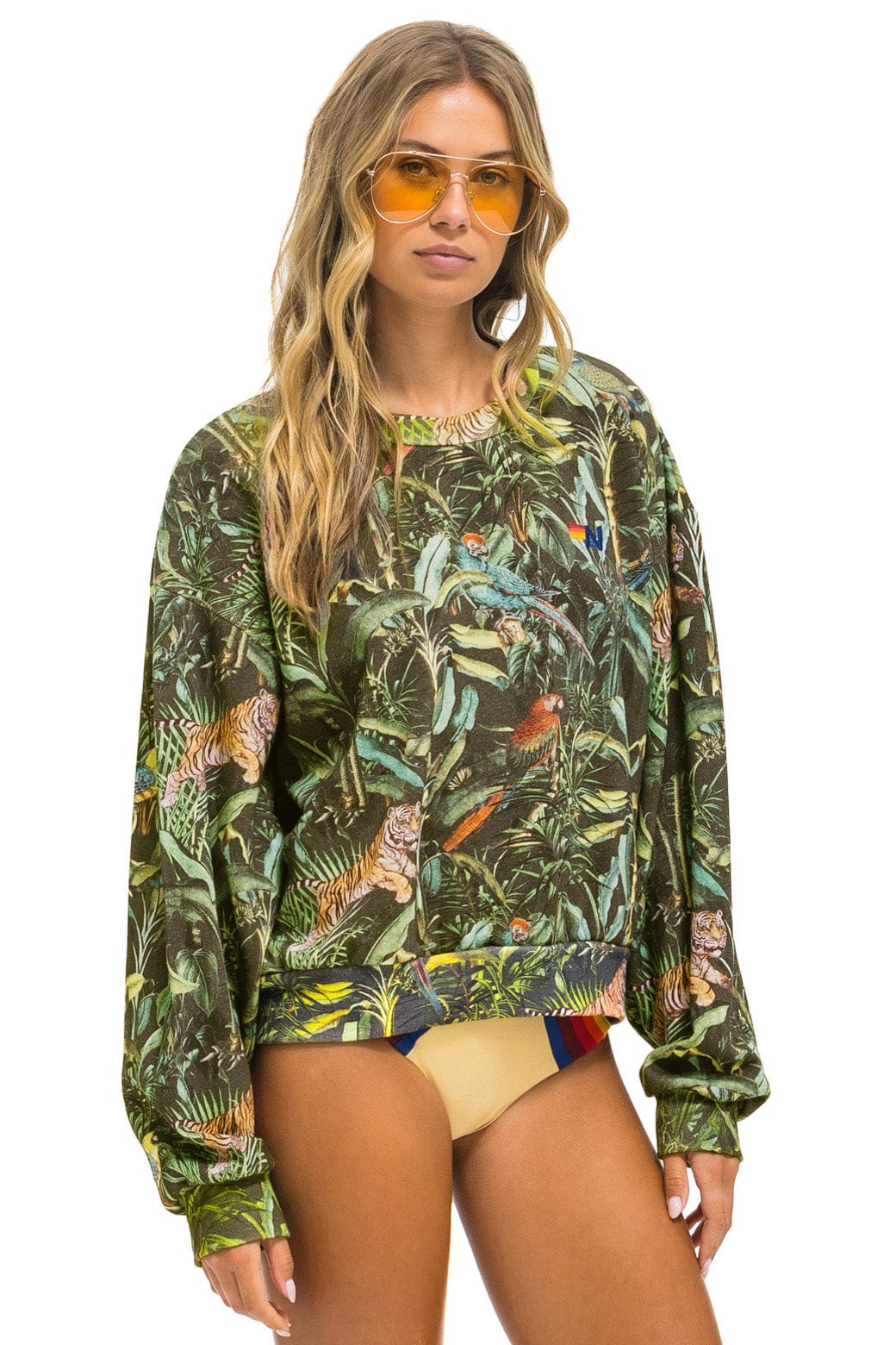 Classic JUNGLE RELAXED CREW SWEATSHIRT - VINTAGE CHARCOAL