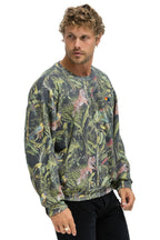 Classic JUNGLE RELAXED CREW SWEATSHIRT - VINTAGE CHARCOAL