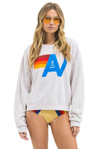 Classic LOGO RELAXED CREW SWEATSHIRT - DOVE
