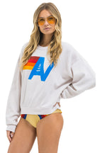 Classic LOGO RELAXED CREW SWEATSHIRT - DOVE