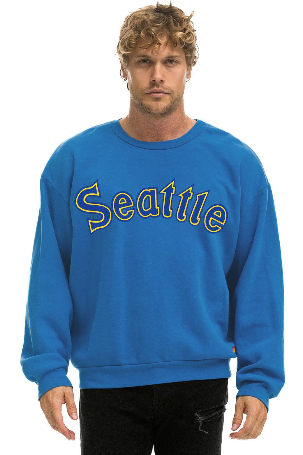 Classic SEATTLE MARINERS 2026 RELAXED CREW SWEATSHIRT - COBALT