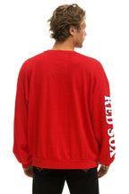 Classic BOSTON RED SOX 2026 RELAXED CREW SWEATSHIRT - RED
