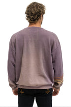 Classic RUGBY STITCH RELAXED CREW SWEATSHIRT - FADED MOCHA