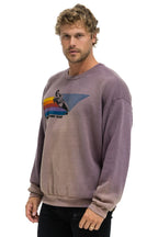 Classic WATER SKIER RELAXED CREW SWEATSHIRT - FADED MOCHA